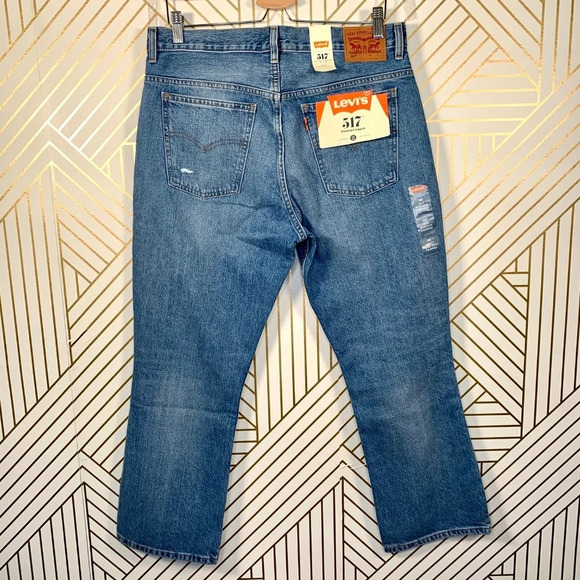 Levi's Orange Tab‎ 517 Bootcut Cropped Jeans 32 - Picture 7 of 8